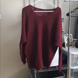 Red with goldfish string